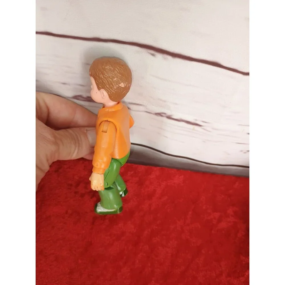 FISHER‎ PRICE Loving Family Dollhouse BOY BROTHER Doll in ORANGE SHIRT 2006 Son